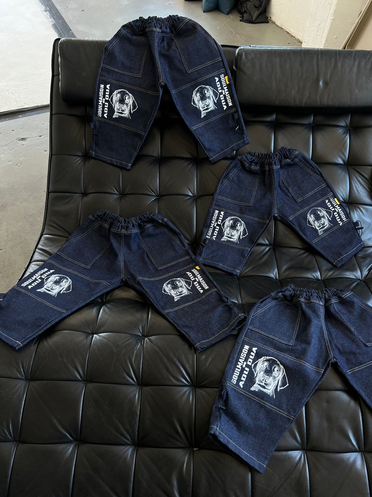 Baby Doberman Kusama Denim