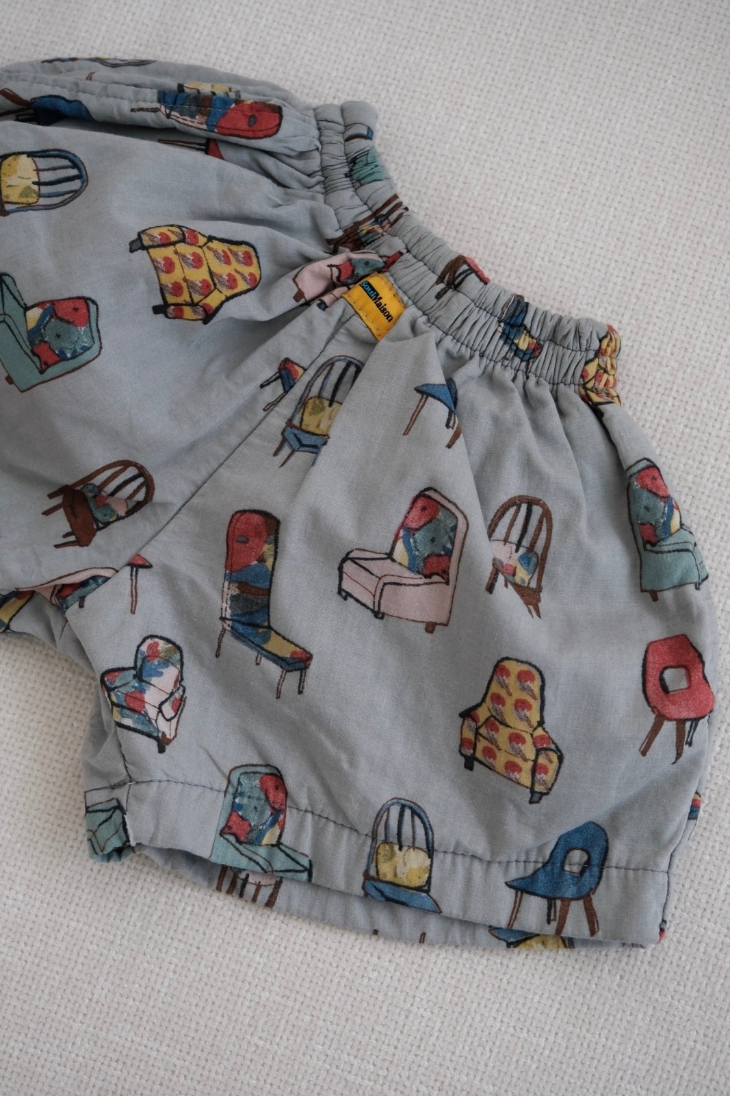 Chair Print Basquiat Shorts (Limited Edition)