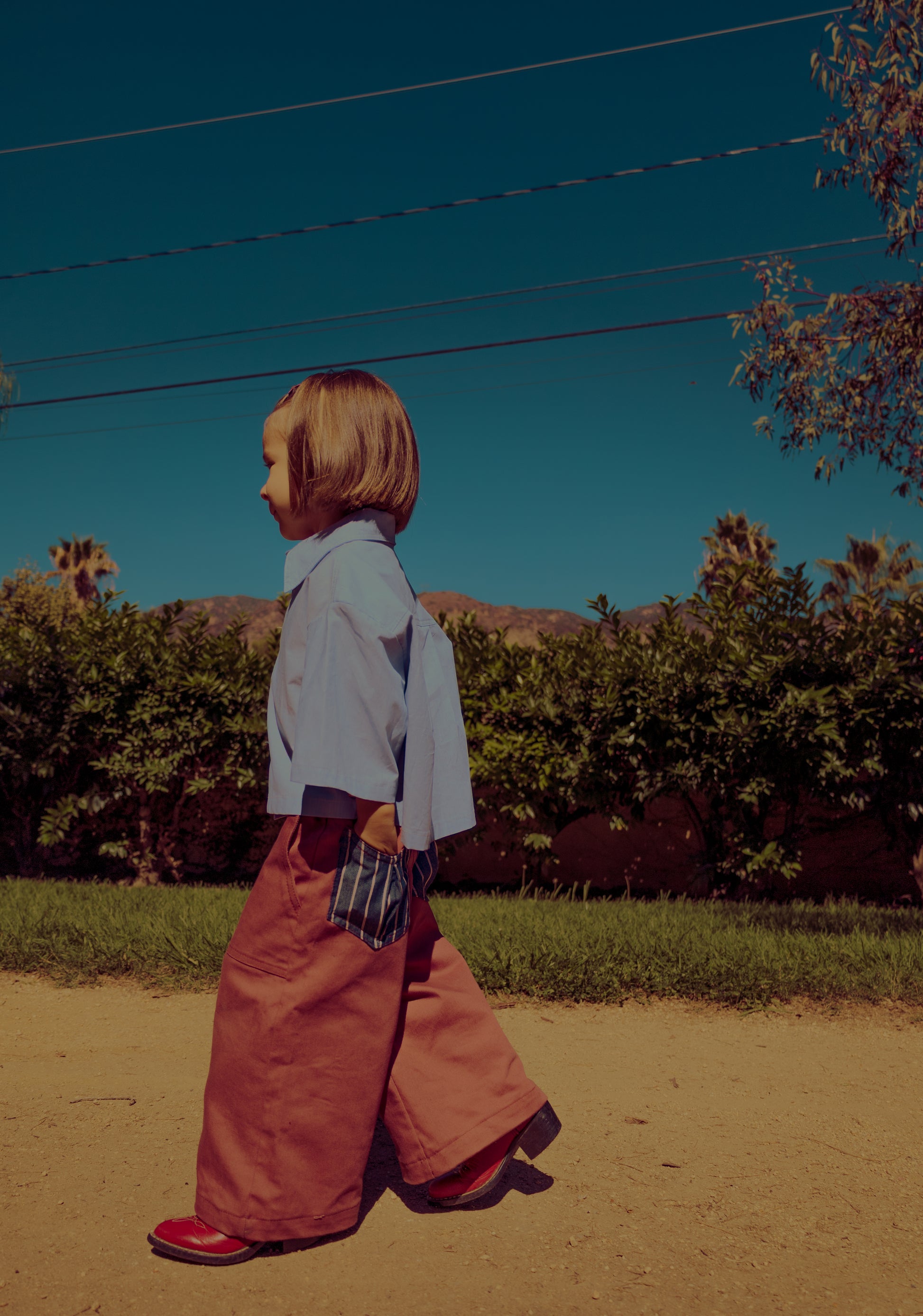 That 70s Denim- Cranberry