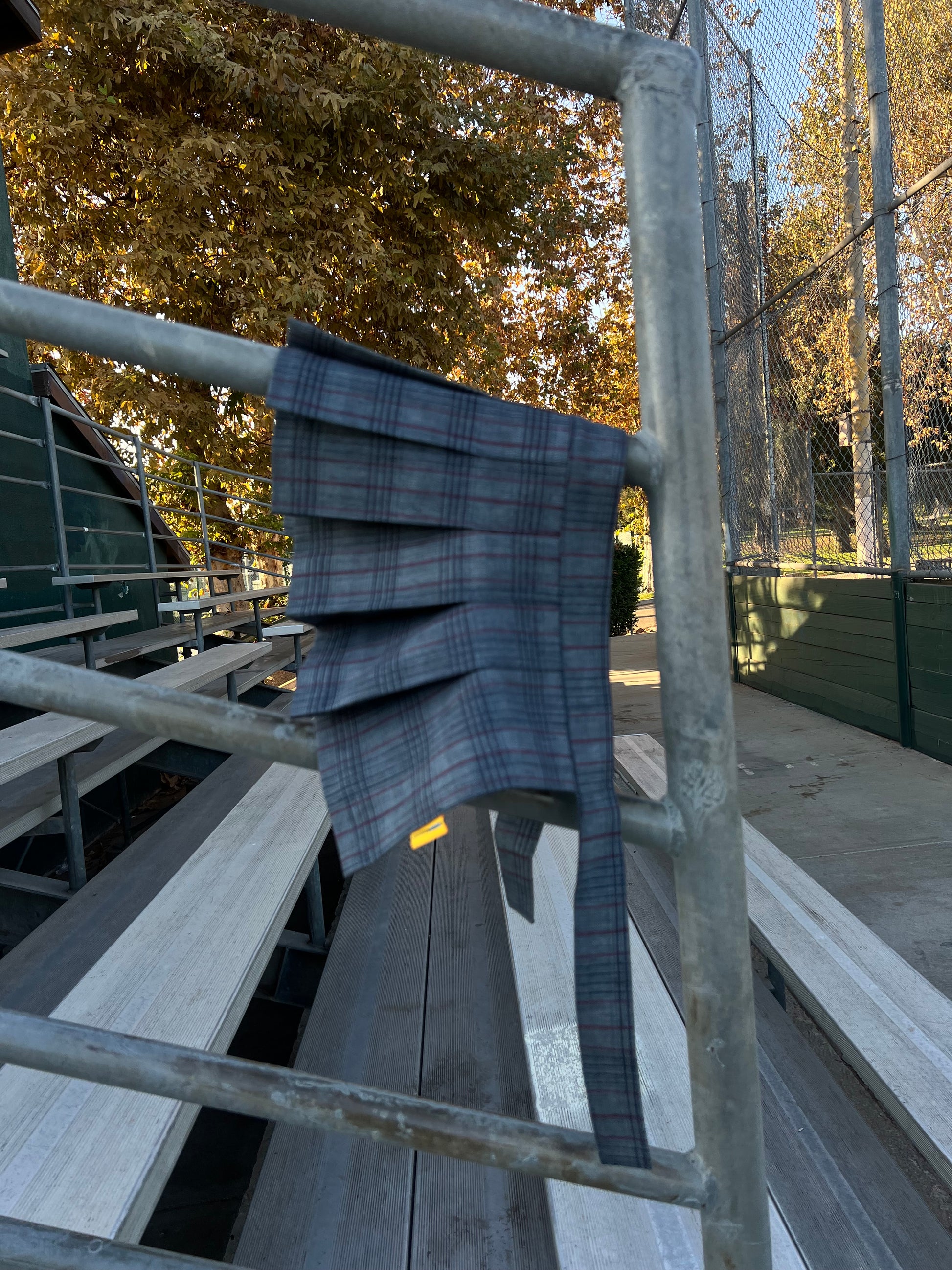 Pleated Apron Belt Skirt