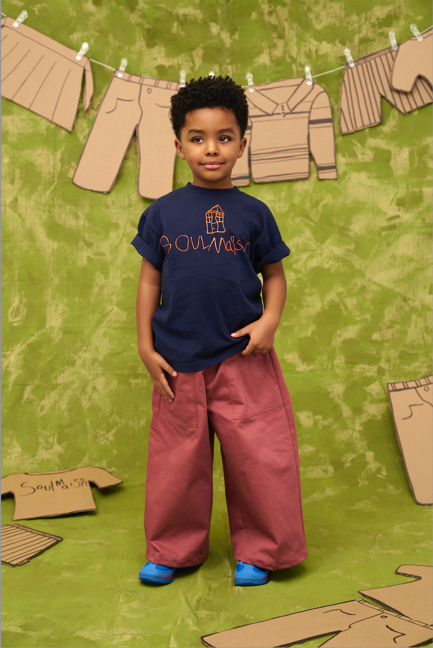 Navy " House of the Soul" Tee