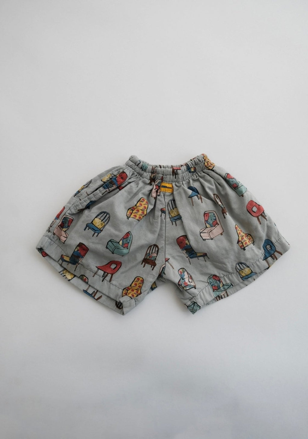 Chair Print Basquiat Shorts (Limited Edition)