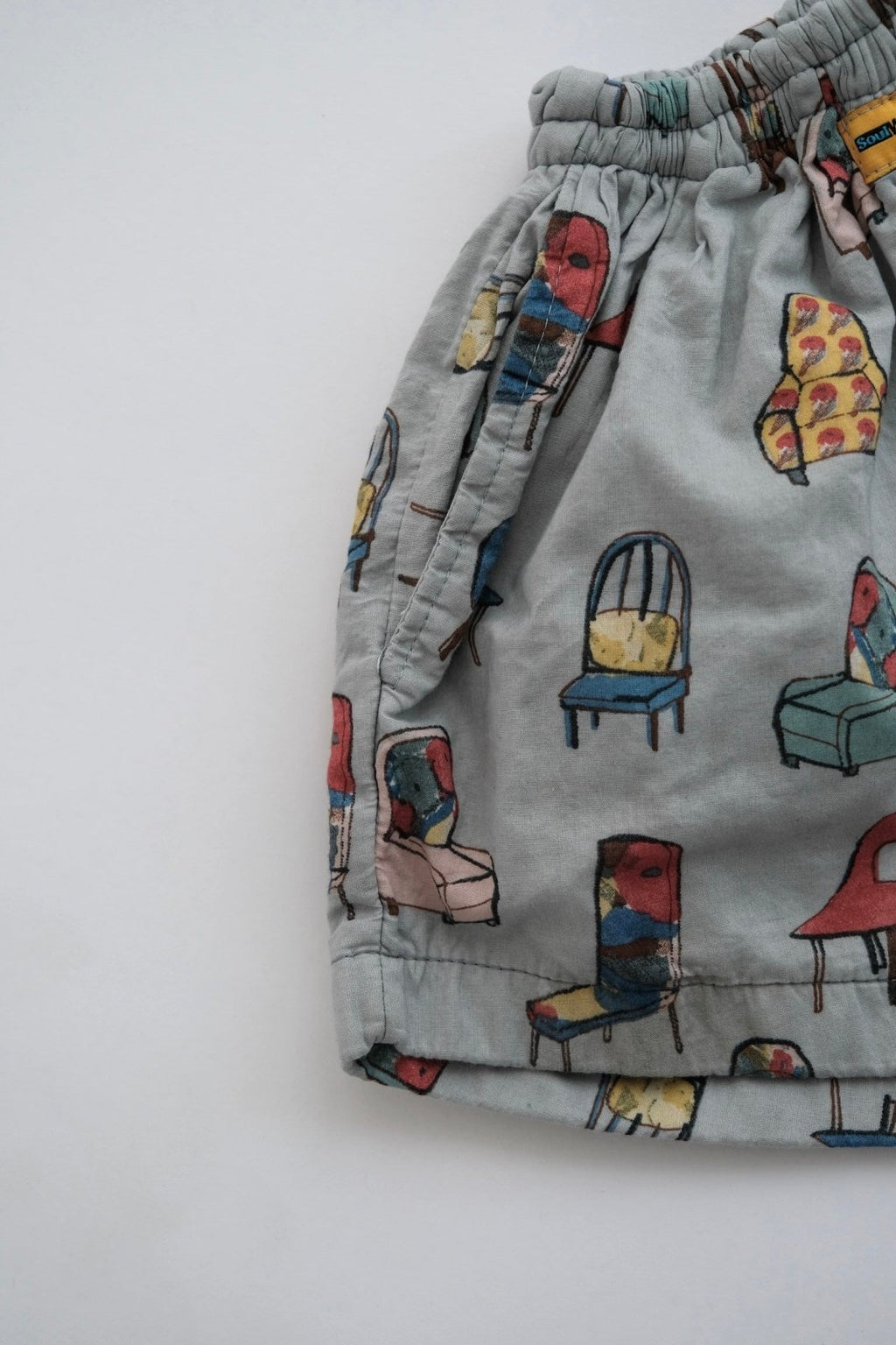 Chair Print Basquiat Shorts (Limited Edition)