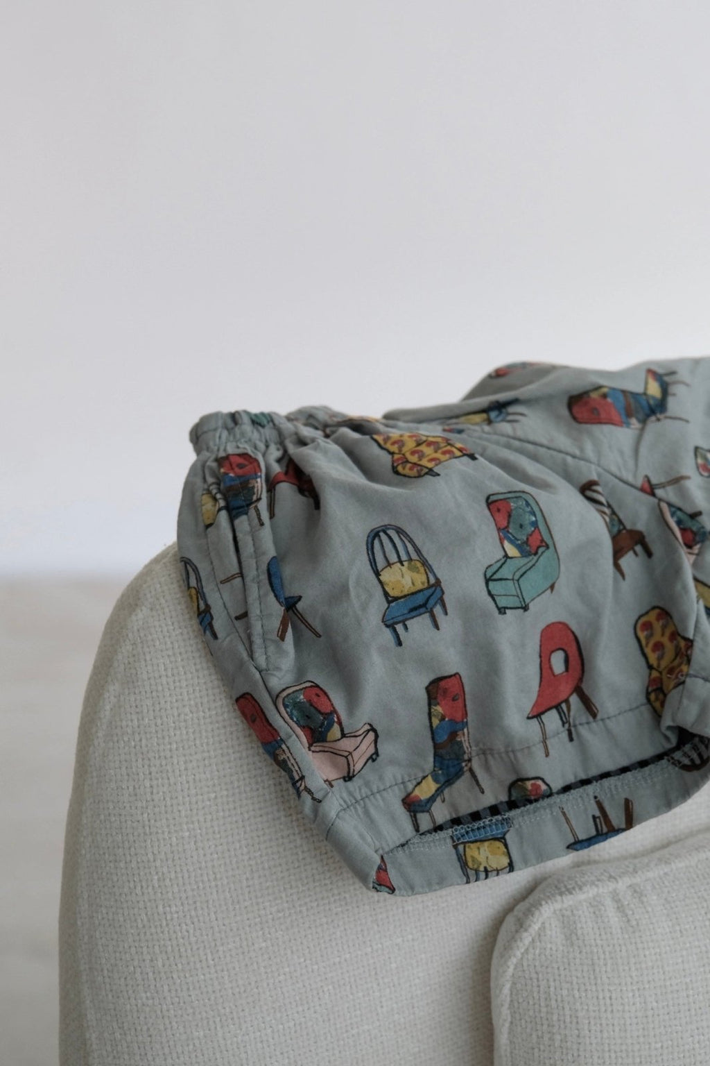 Chair Print Basquiat Shorts (Limited Edition)