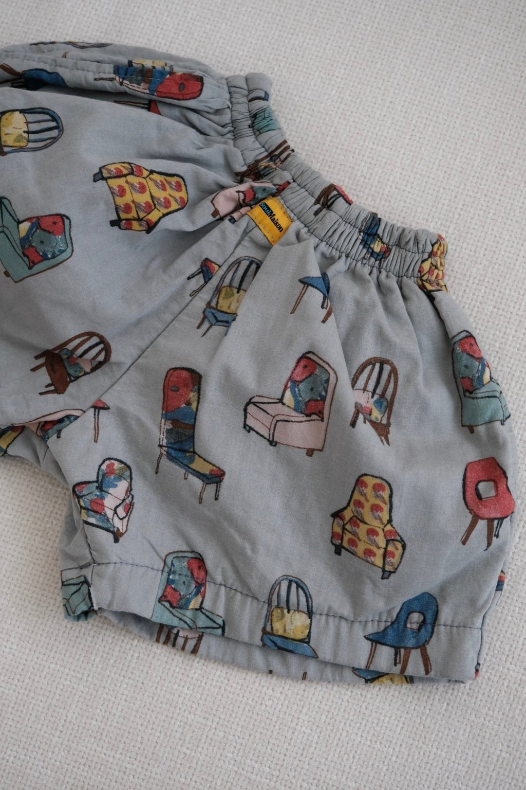 Chair Print Basquiat Shorts (Limited Edition)