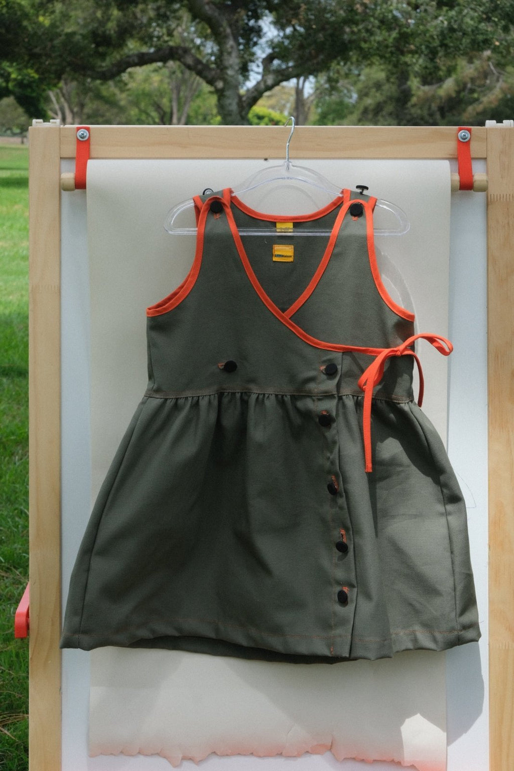 The Celine Dress- Olive