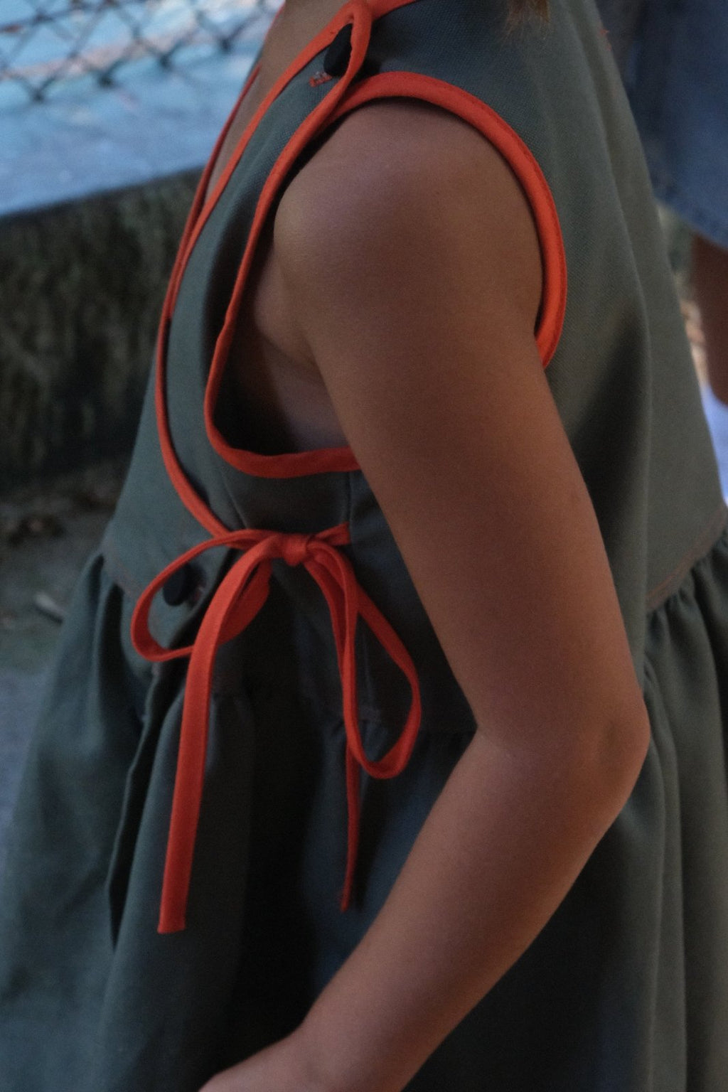 The Celine Dress- Olive