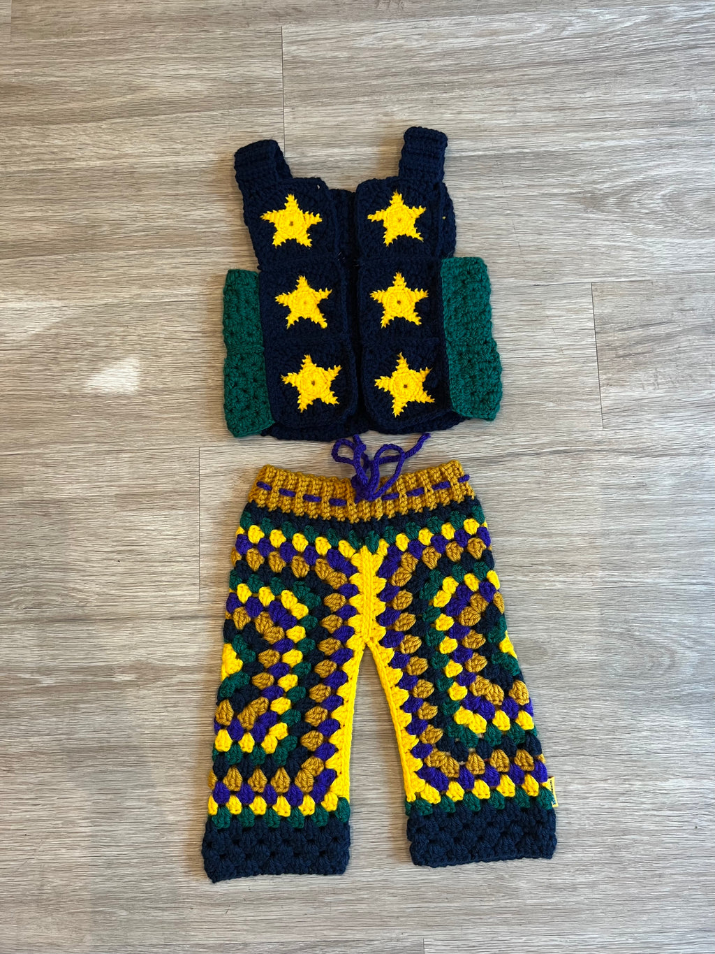 Multicolored Hexagon Pants #3