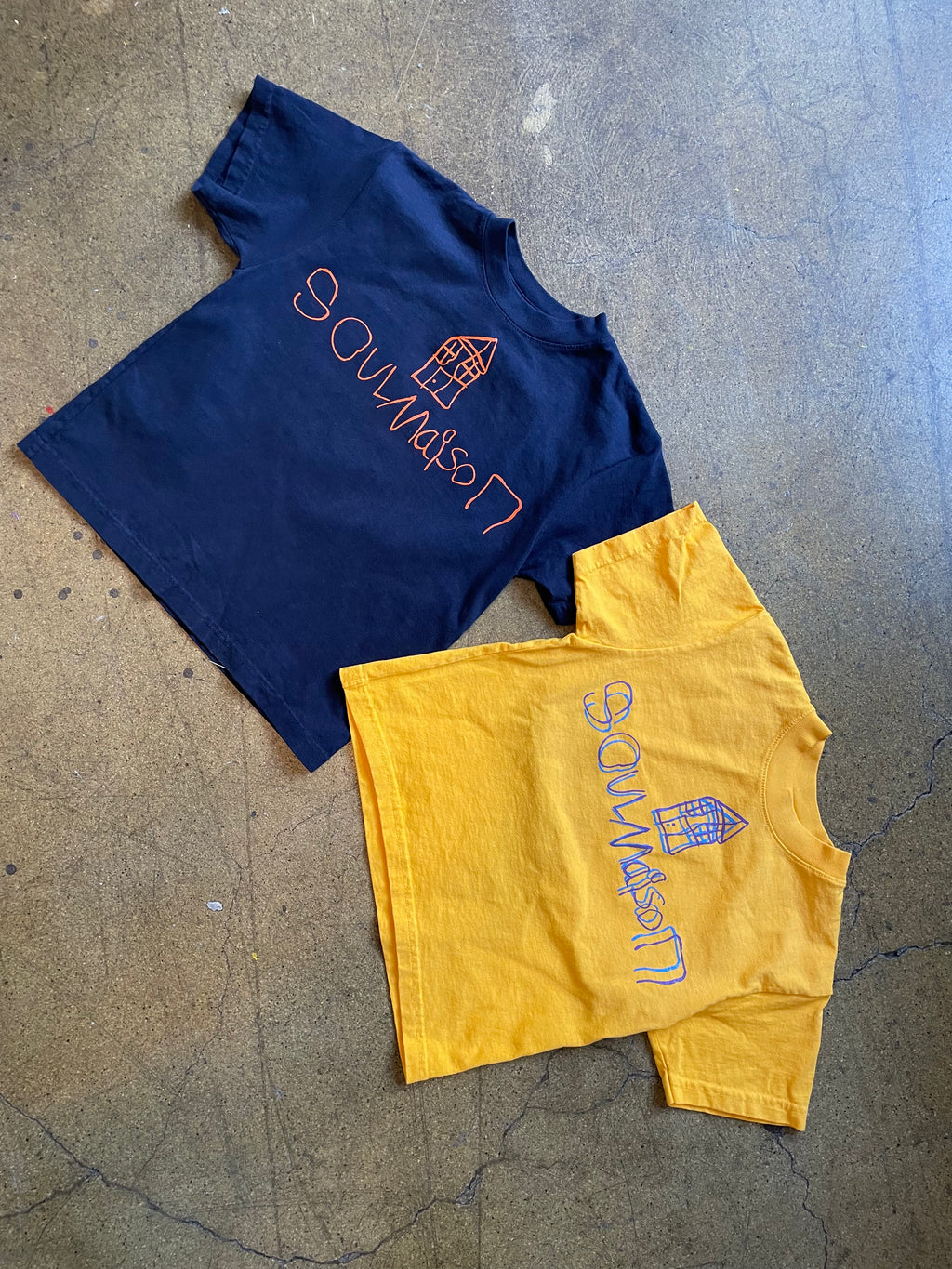 Navy " House of the Soul" Tee