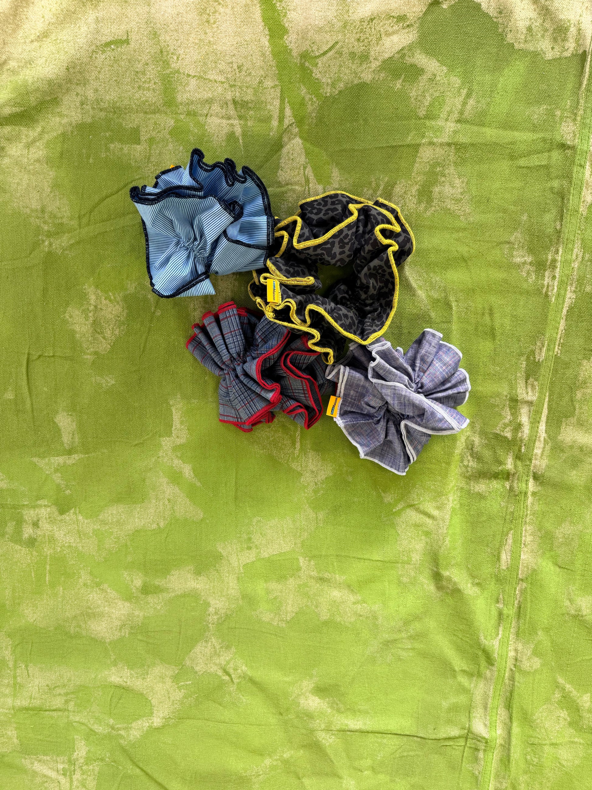 Hair Scrunchie and Wrist Cuffs