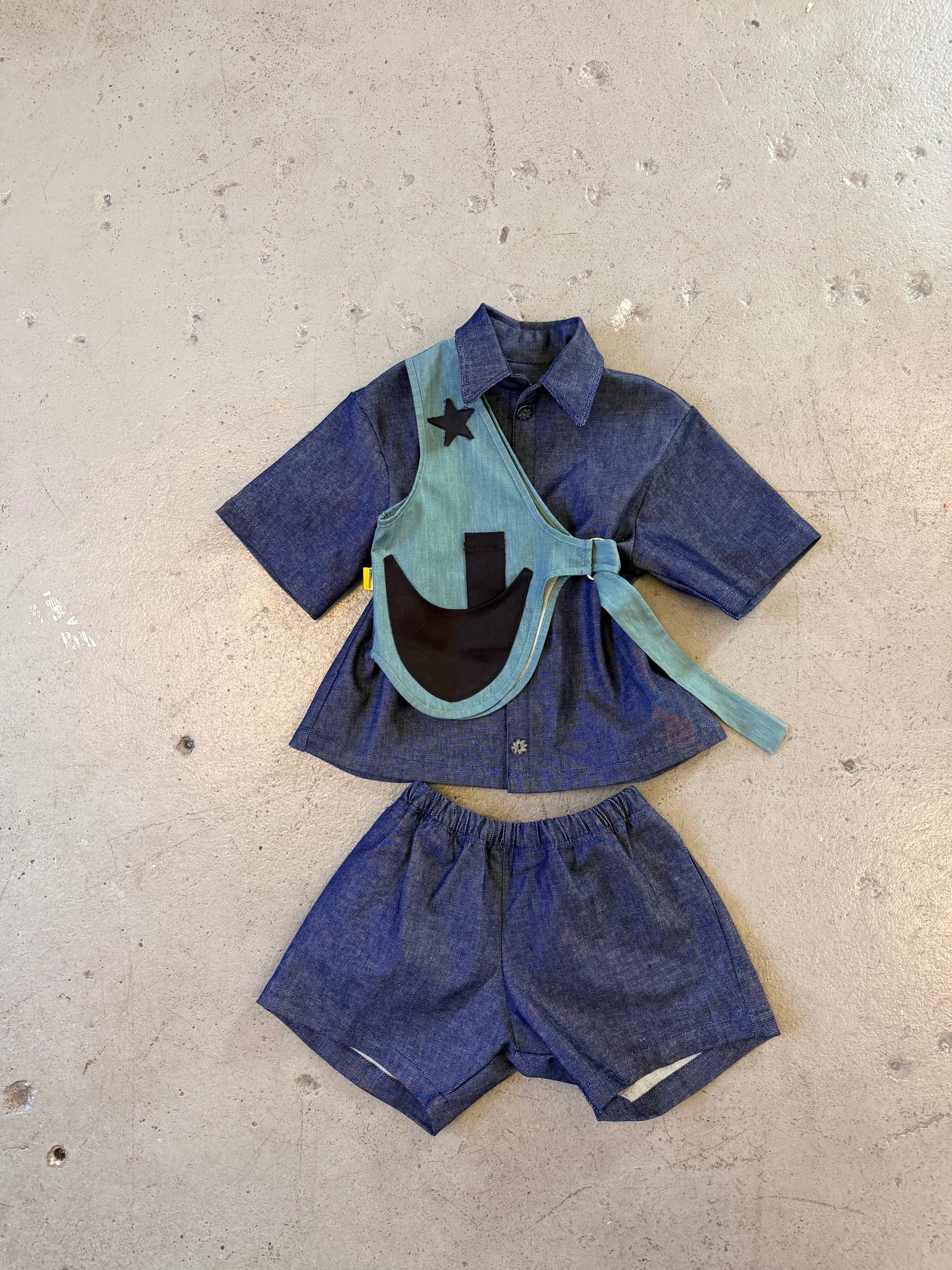 The Basquiat Set- Full Dark Denim