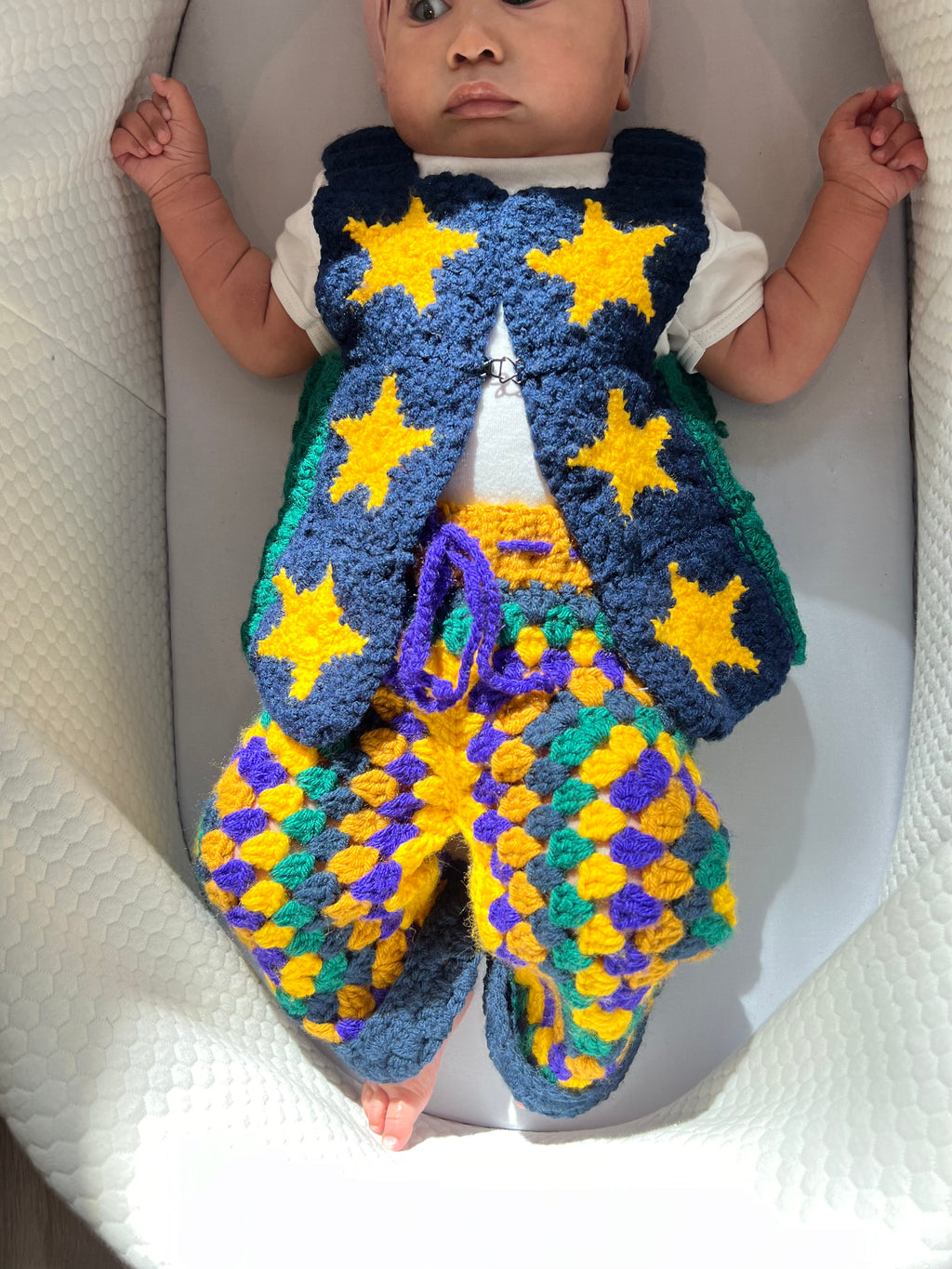 Multicolored Hexagon Pants #3