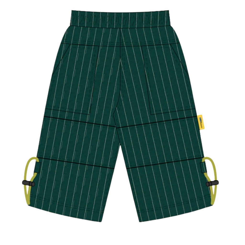 The "Kusama" Denim- Green Pinstripe